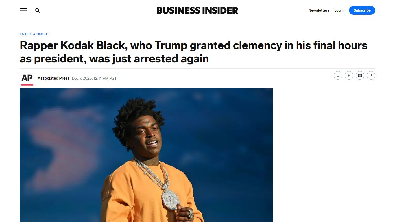 Kodak Black Arrested Again, This Time on Cocaine Charges - Business Insider